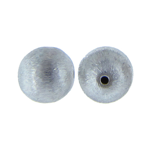 German Silver, 10.0mm Width / Length / Height, Matte Round Bali Bead. Quantity per pack: 21 Pieces.