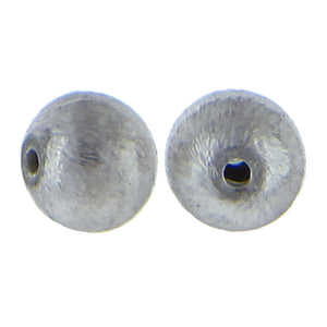 German Silver, 7.8mm Width / Length / Height, Matte Round Bali Bead. Quantity per pack: 28 Pieces.