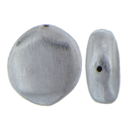 German Silver, 18.0mm Width by 8.1mm Length by 19.4mm Height, Matte Fancy Bali Bead. Quantity per pack: 11 Pieces.