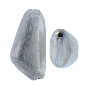 German Silver, 11.7mm Width by 7.4mm Length by 23.9mm Height, Matte Fancy Bali Bead. Quantity per pack: 9 Pieces.