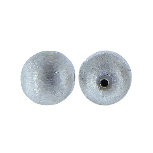 German Silver, 8.7mm Width / Length / Height, Matte Round Bali Bead. Quantity per pack: 24 Pieces.