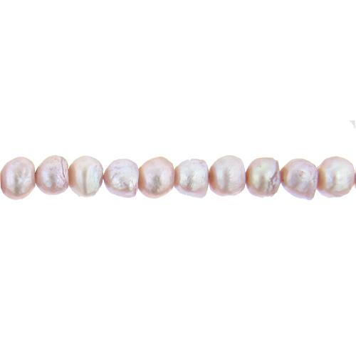 Cream Rose, 11.0mm Width by 10.5mm Length by 9.5mm Height, Potato Pearl Bead. Quantity per pack: 45 Pieces.