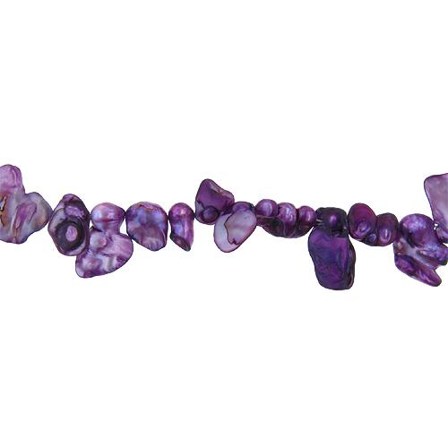 Purple, 26.0mm Width by 6.0mm Length by 17.0mm Height, Fantasy Pearl Bead. Quantity per pack: 29 Pieces.