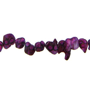 Magenta, 20.5mm Width by 7.0mm Length by 16.0mm Height, Fantasy Pearl Bead. Quantity per pack: 34 Pieces.