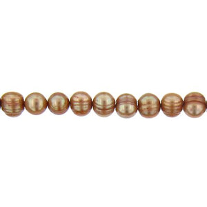 Bright Gold, 10.0mm Width by 9.0mm Length by 9.0mm Height, Circled Pearl Bead. Quantity per pack: 47 Pieces.