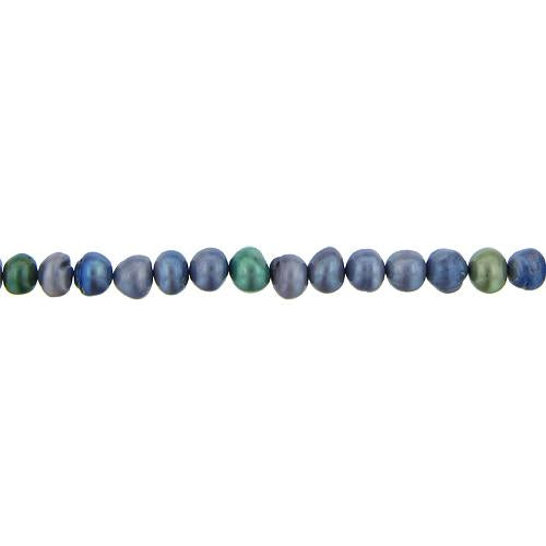 Multicolor, 12.5mm Width by 11.0mm Length by 10.0mm Height, Potato Pearl Bead. Quantity per pack: 44 Pieces.