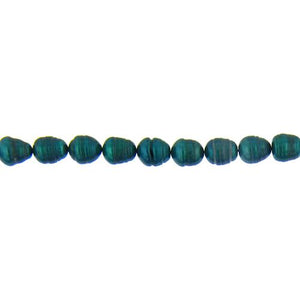 Tahitian Look, 8.0mm Width by 8.0mm Length by 10.0mm Height, Circled Pearl Bead. Quantity per pack: 44 Pieces.