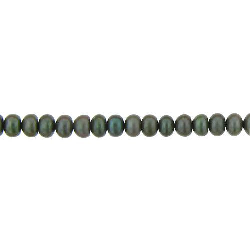 Powder Green, 8.0mm Width by 8.0mm Length by 5.5mm Height, Button Pearl Bead. Quantity per pack: 75 Pieces.