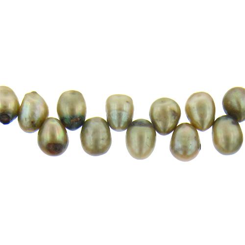 Light Green, 9.5mm Width by 9.5mm Length by 13.5mm Height, Circled Pearl Bead. Quantity per pack: 67 Pieces.
