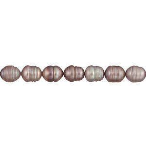 Iridescent, 9.0mm Width by 9.0mm Length by 10.5mm Height, Circled Pearl Bead. Quantity per pack: 40 Pieces.