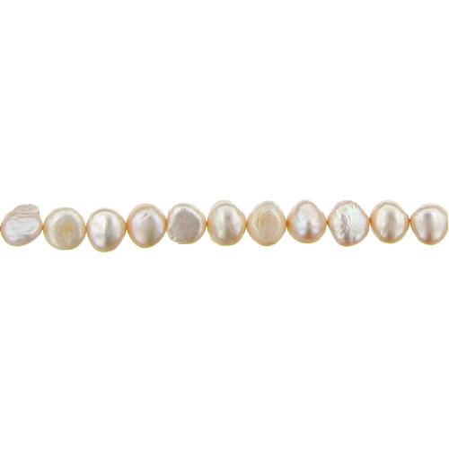 Cream, 9.0mm Width by 6.0mm Length by 8.0mm Height, Potato Pearl Bead. Quantity per pack: 51 Pieces.