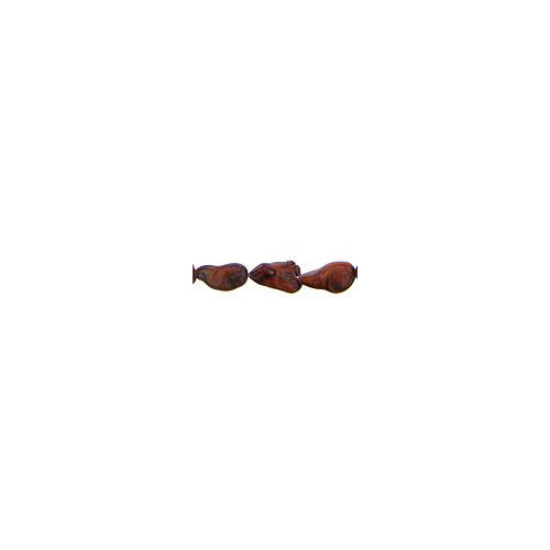 Copper, 10.0mm Width by 8.5mm Length by 16.0mm Height, Potato Pearl Bead. Quantity per pack: 30 Pieces.