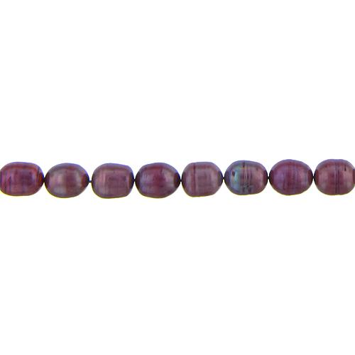 Mauve, 9.0mm Width by 9.0mm Length by 11.0mm Height, Circled Pearl Bead. Quantity per pack: 39 Pieces.