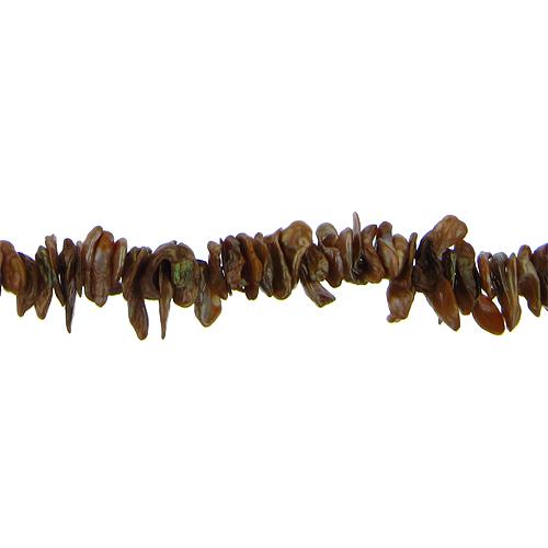 Gold, 9.5mm Width by 9.0mm Length by 4.0mm Height, Keshi Pearl Bead. Quantity per pack: 122 Pieces.