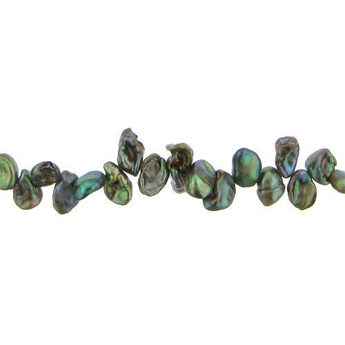 Iridescent, 7.0mm Width by 4.5mm Length by 10.0mm Height, Petal Pearl Bead. Quantity per pack: 84 Pieces.