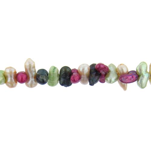Multicolor, 22.0mm Width by 9.0mm Length by 12.0mm Height, Peanut Pearl Bead. Quantity per pack: 53 Pieces.