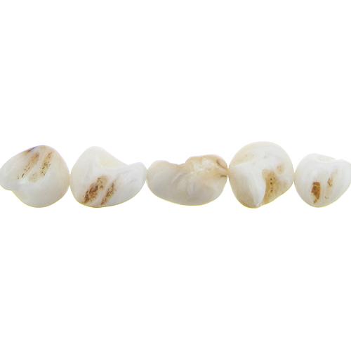 Cream, 18.0mm Width by 11.0mm Length by 16.0mm Height, Baroque Pearl Bead. Quantity per pack: 23 Pieces.