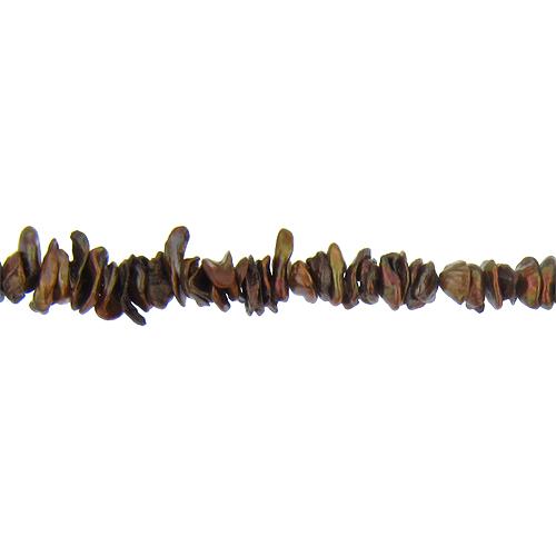 Antique Brass, 9.5mm Width by 7.0mm Length by 4.0mm Height, Keshi Pearl Bead. Quantity per pack: 200 Pieces.