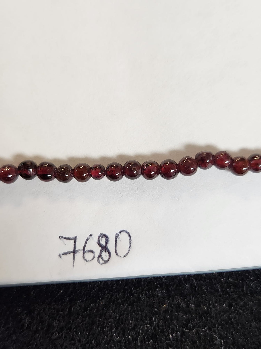 Garnet, 3.0mm Width / Length / Height, Round Stone Bead. Quantity per pack: 146 Pieces.