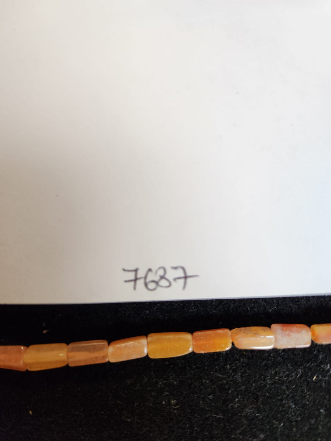 Carnelian, 4.1mm Width by 3.3mm Length by 8.6mm Height, Rectanglar Stone Bead. Quantity per pack: 43 Pieces.