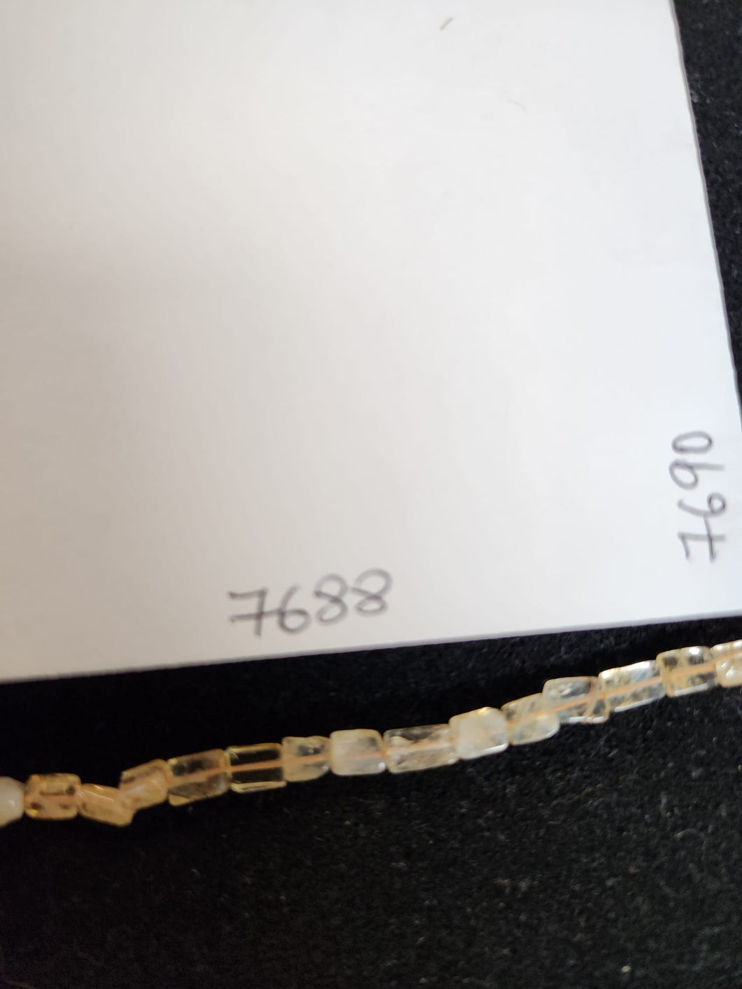 Citrine, 4.6mm Width by 2.7mm Length by 6.7mm Height, Rectanglar Stone Bead. Quantity per pack: 56 Pieces.