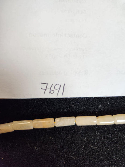 Citrine, 5.0mm Width by 5.0mm Length by 12.3mm Height, Cylindrical Stone Bead. Quantity per pack: 34 Pieces.