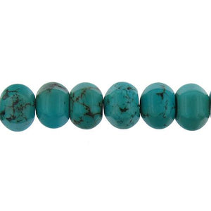 Turquoise, 13.7mm Width by 13.5mm Length by 10.9mm Height, Hexagon Stone Bead. Quantity per pack: 36 Pieces.