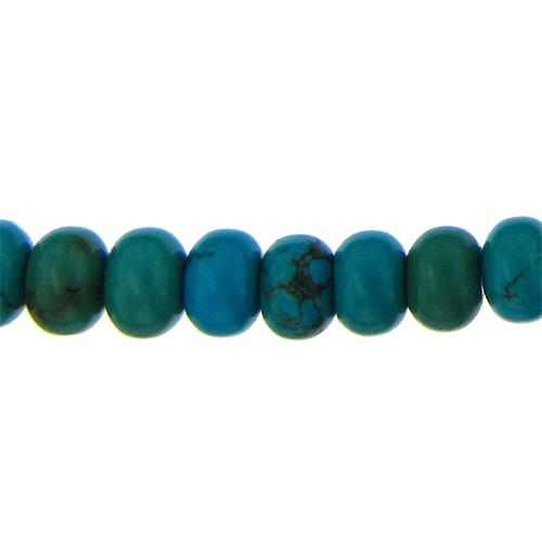 Turquoise, 8.6mm Width by 8.5mm Length by 9.6mm Height, Faceted Oval Stone Bead. Quantity per pack: 40 Pieces.