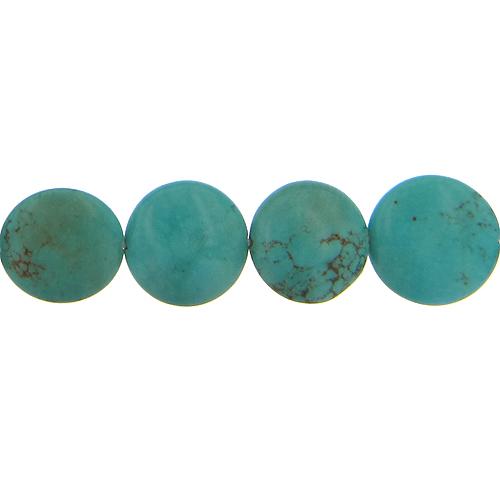 Turquoise, 12.0mm Width by 7.3mm Length by 17.2mm Height, Natural Stone Bead. Quantity per pack: 43 Pieces.