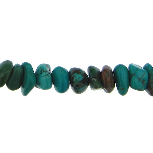 Turquoise, 9.2mm Width by 11.3mm Length by 6.6mm Height, Natural Stone Bead. Quantity per pack: 71 Pieces.