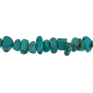 Turquoise, 12.6mm Width by 13.0mm Length by 8.4mm Height, Natural Stone Bead. Quantity per pack: 46 Pieces.