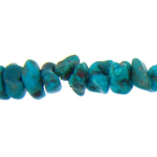 Turquoise, 9.7mm Width by 9.1mm Length by 5.0mm Height, Natural Stone Bead. Quantity per pack: 93 Pieces.