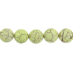 Malachite Turquoise, 14.0mm Width / Length / Height, Round Stone Bead. Quantity per pack: 30 Pieces.