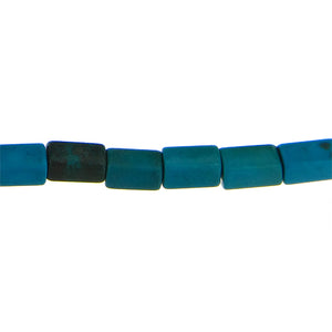 Turquoise, 7.9mm Width by 8.0mm Length by 11.4mm Height, Polygon Stone Bead. Quantity per pack: 34 Pieces.