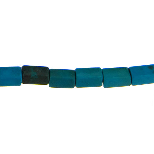 Turquoise, 7.9mm Width by 8.0mm Length by 11.4mm Height, Polygon Stone Bead. Quantity per pack: 34 Pieces.