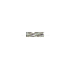 Fine Silver, Hill Tribe Bead, 2.6mm Width by 2.6mm Length by 9.5mm Height, Twisted Tube Bead. Quantity per pack: 34 Pieces.