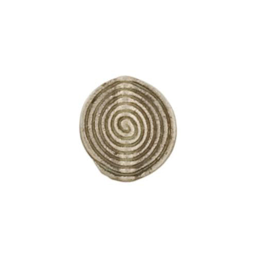 Fine Silver, Hill Tribe Bead, 16.5mm Width by 4.7mm Length by 16.9mm Height, Stamped Saucer Bead. Quantity per pack: 2 Pieces.