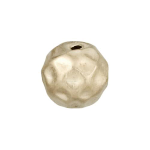 Fine Silver, Hill Tribe Bead, 18.9mm Width by 18.7mm Length by 16.4mm Height, Faceted Round Bead. Quantity per pack: 1 Piece.