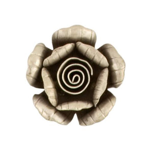 Fine Silver, Hill Tribe, 29.1mm Width by 10.4mm Length by 28.5mm Height, Rose Pendant. Quantity Per Pack: 1 Piece.