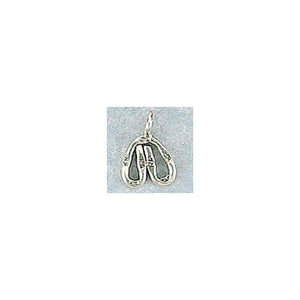 Fine Silver, Hill Tribe, 7.4mm Width by 1.3mm Length by 12.2mm Height, Stamped Bent Charm. Quantity Per Pack: 10 Pieces.