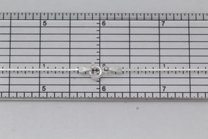 Sterling Silver, 0.8mm Width / Length, 18 Inch Square Regular Snake Chain with 6.0mm Width / Length by 1.4mm Thick, Smooth Spring Ring Clasp and Tags Ends. Quantity Per Pack: 1 Piece.