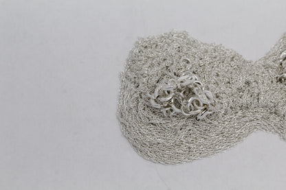 Sterling Silver, 0.8mm Width / Length, 16 Inch Round Regular Rope Chain with 6.0mm Width / Length by 1.4mm Thick, Smooth Spring Ring Clasp. Quantity Per Pack: 1 Piece.