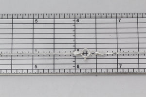 Sterling Silver, 1.0mm Width / Length, 16 Inch Square Regular Snake Chain with 6.0mm Width / Length by 1.4mm Thick, Smooth Spring Ring Clasp and Tags Ends. Quantity Per Pack: 1 Piece.