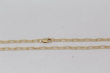 Load image into Gallery viewer, Gold Filled, 2.6mm Width by 6.1mm Length, 18 Inch Flat Elongated Cable Chain with 8.5mm Length by 2.1mm Thick, Oval Trigger Lobster Clasp. Quantity Per Pack: 1 Piece.
