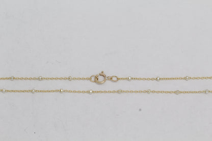 Sterling Silver, 1.2mm Width by 3.1mm Length, 18 Inch Elongated Flat Square Cable Chain with 5.0mm Width / Length by 1.0mm Thick, Smooth Spring Ring Clasp. Quantity Per Pack: 1 Piece.