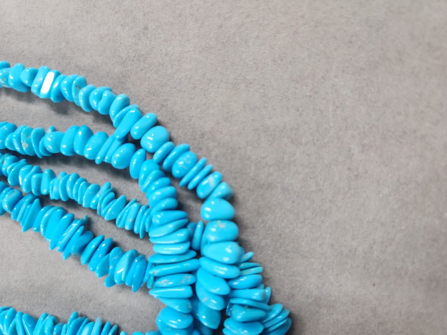 Turquoise Stone.American Sleeping Beauty Turquoise Size 5x7 mm Turquoise Stone.Quantity per 1 String.