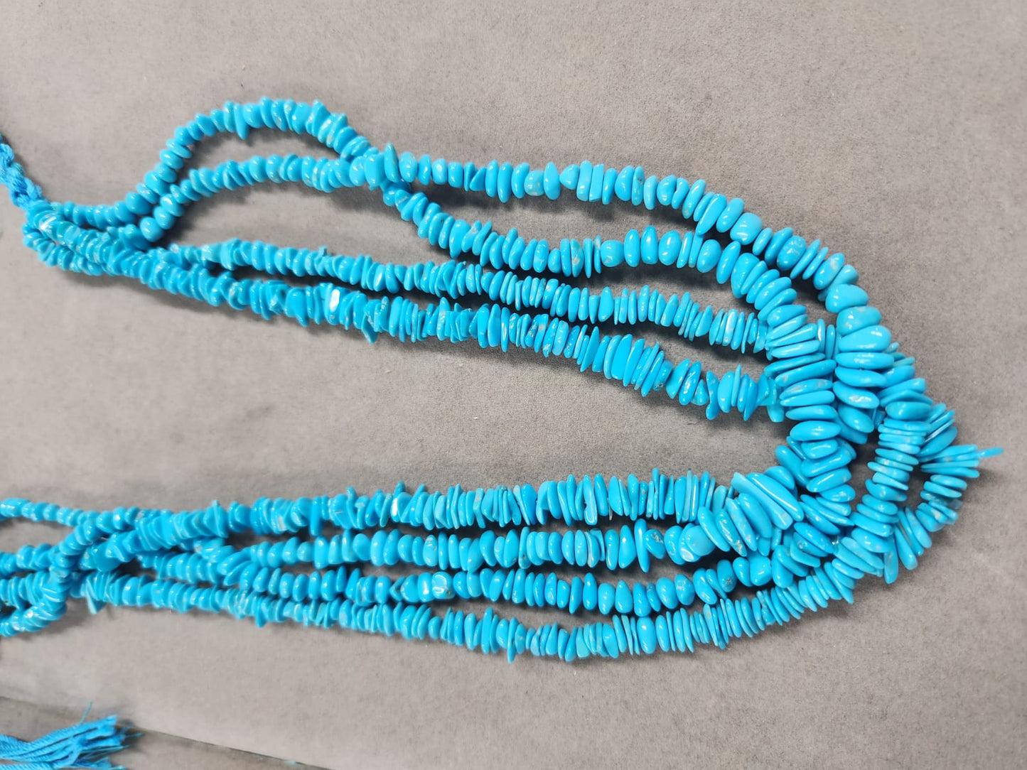 Turquoise Stone.American Sleeping Beauty Turquoise Size 5x7 mm Turquoise Stone.Quantity per 1 String.