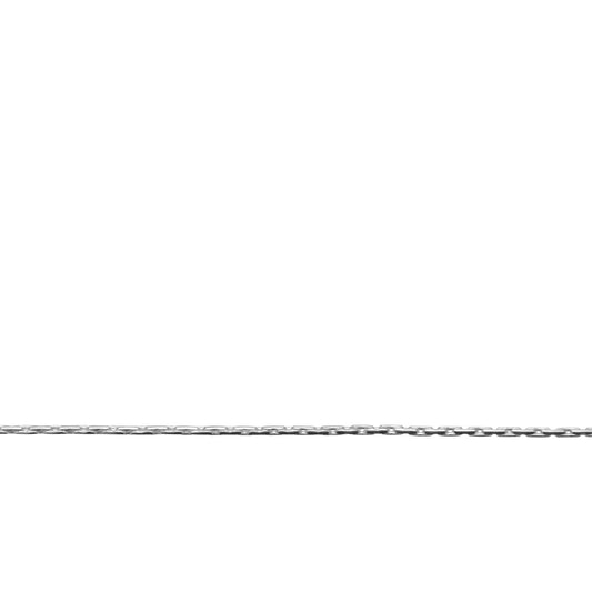 Chain by Foot. Sterling Silver 0.6mm Width, Beading Chain. Price per: 1 Foot.