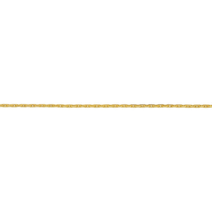 Chain by Foot. 14kt Gold Filled 0.6mm width, beading Chain. Price per: 1 Foot.