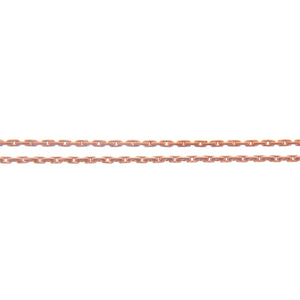 14kt Gold Filled - Rose Gold 0.6mm width, beading Chain. Price per: 1 Foot.